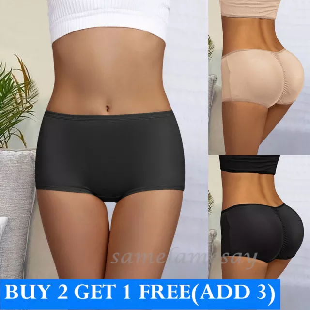 Padded Bum Pants Enhancer Shaper Panty Butt Lifter Booty Boyshorts Underwear