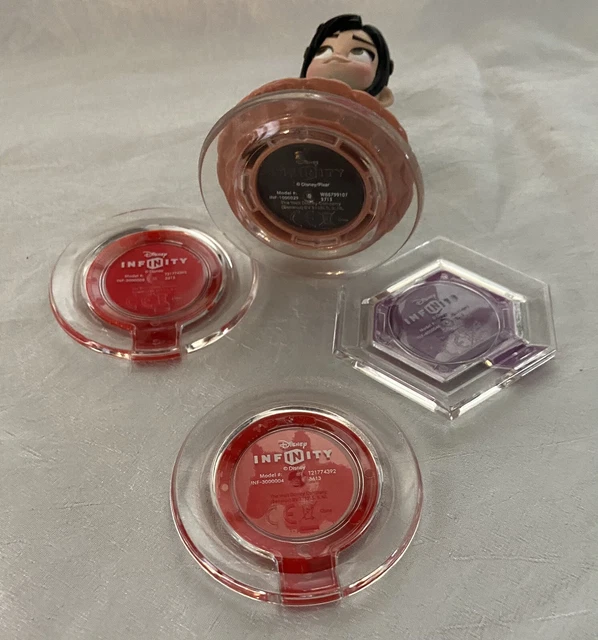 DISNEY INFINITY WRECK it Ralph Vanellope Von Schweetz Figure & Power