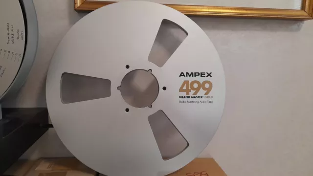 Reel To Reel Tape AMPEX 499 DA 35,56 (14") CM.IN ALLUMINIO PER USO PROFESSIONALE