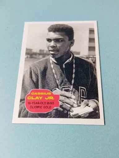 Muhammed Ali - The Peoples Champ #1 TOPPS 2021 Cassius Clay Jr. Olympic Gold