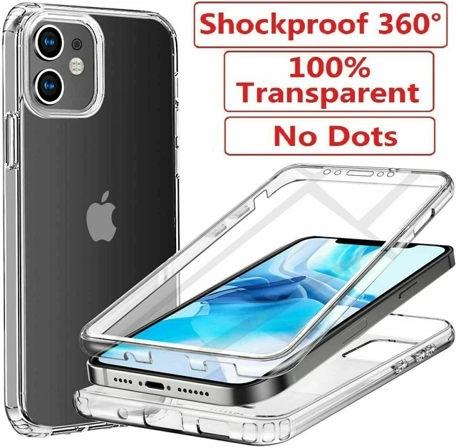Custodia IPhone 360 Trasparente Custodia 360 Ibrida Trasparente Antiurto Per IPhone 16/15/14/13/12/11/Pro/Max, Protezione Totale Con Pellicola Inclusa Ingrosso IPhone
