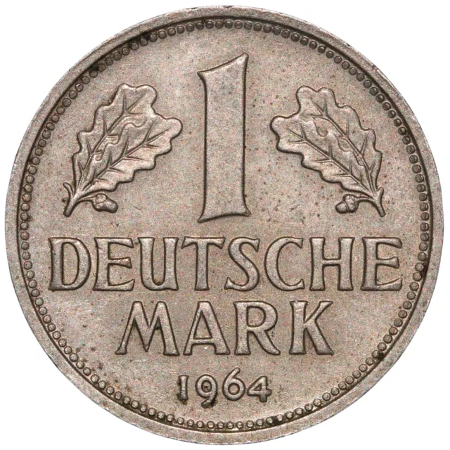 1964 J Germany Federal Republic 1 Deutsche Mark Coin