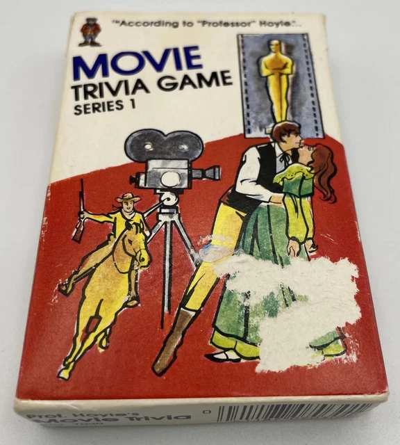 VINTAGE 1984 “PROFESSOR” Hoyle Movie Trivia Card Game Series 1 6.75
