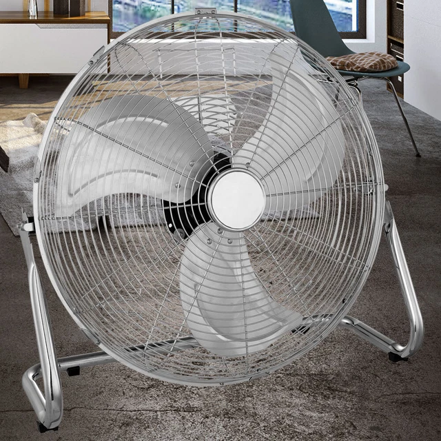 Ventilatore Da Pavimento Brandson - Macchina Del Vento 57 Cm, 3 Velocità, 200W, Tutto In Metallo - Foto 9