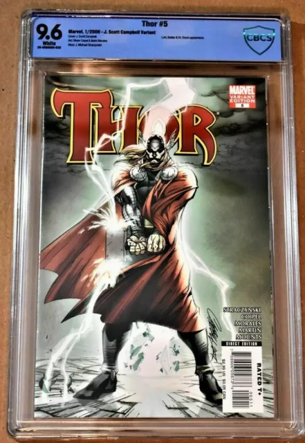 Thor #5 CBCS 9.6  Variant Edition 1st Female Lady Loki 2008