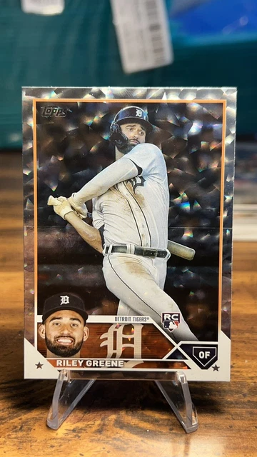 2023 Topps Series 1 RILEY GREENE Collectors Super Box Silver Foil Board RC #31
