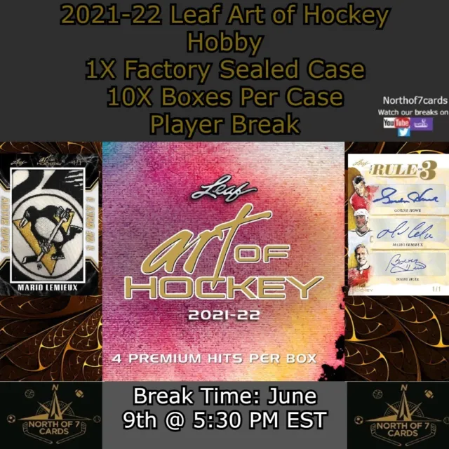 Carey Price - 2021-22 Leaf Art of Hockey Hobby - 1 Case Player Break #13