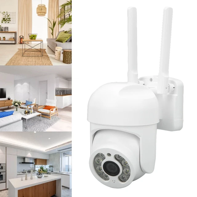 (EU-Stecker) WiFi-Überwachungskamera Drahtlose Überwachungskamera Mit