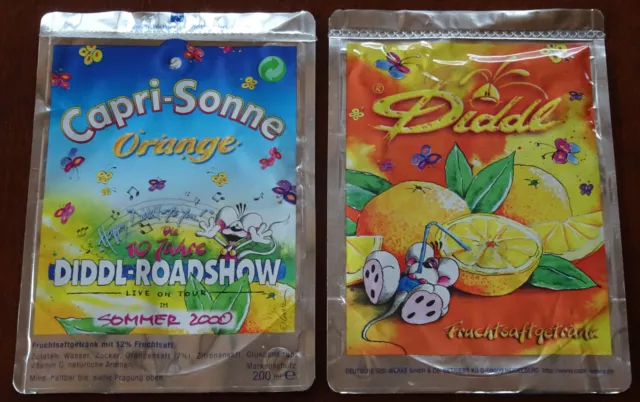 Diddl Capri Sonne Sun orange Roadshow aus 2000  LEER riesen Rarität