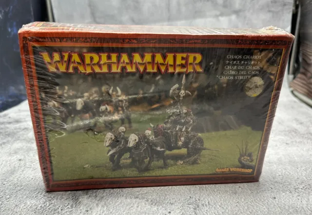 1990s Chaos Warrior Chariot Games Workshop Warhammer Army New in box OOP #N