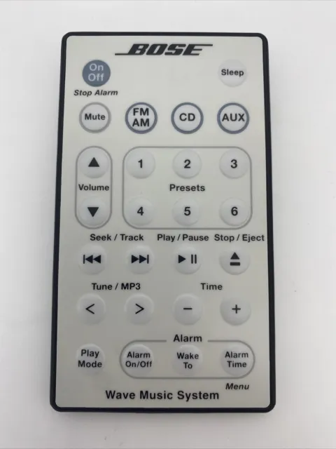 Nice Clean Bose Authentic Remote Control Wave Music System (4 Inches) White