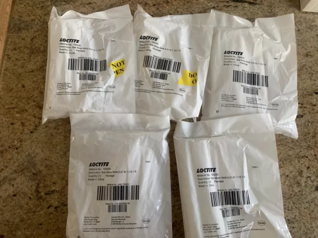 50 Pcs Loctite 720230 Stepped End Static 2 Part Mixing Nozzle Epoxy Applicator
