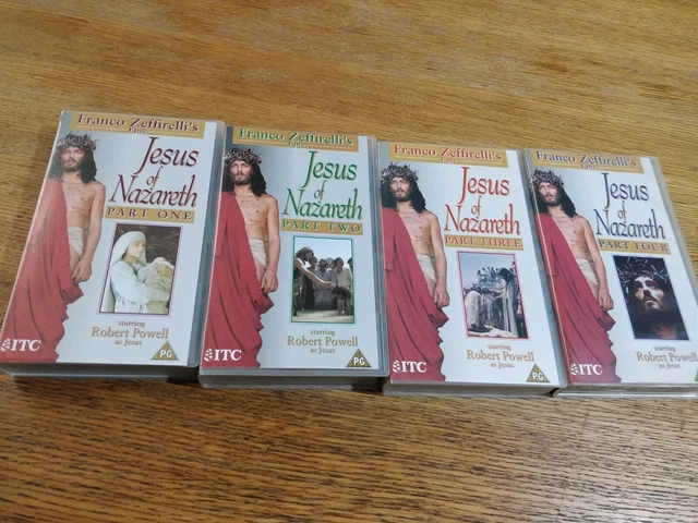 FRANCO ZEFFIRELLIS JESUS Of Nazareth VHS box set £6.00 - PicClick UK