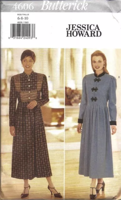 4606 UNCUT Butterick SEWING Pattern Misses Jessica Howard Pullover Dress OOP SEW