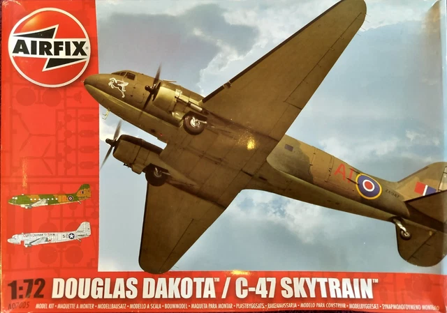 AIRFIX 1:72 DOUGLAS Dakota / C-47 Skytrain Model Kit #A07005 *SEALED ...