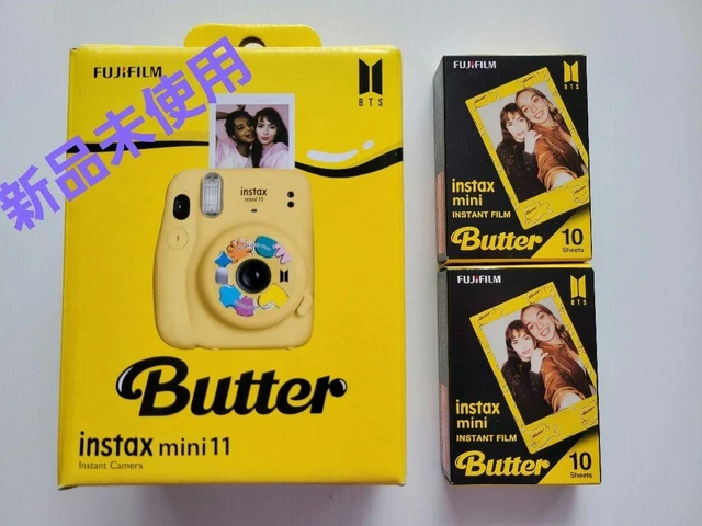 FUJIFILM BTS Instax Mini 11 Cheki Butter BTS  Film Camera + Film 2 Boxes