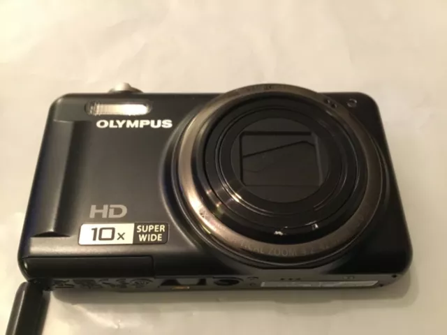 Olympus VR-310 14.0MP Compact Digital Camera Black Tested superb