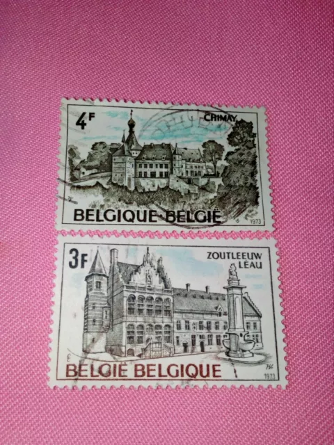 Briefmarken - Timbre - Briefmarken - Belgique - Belgien 1973 Nr.1692/93...