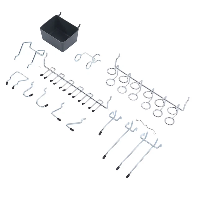 Hanging Tool Hooks Pegboard Hooks Stainless Steel Assortment Save Space Keep