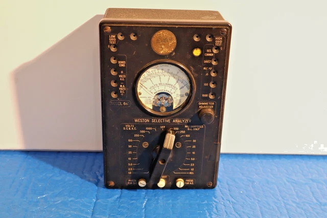WESTON INDUSTRIAL ANALYZER Model 639 $24.99 - PicClick