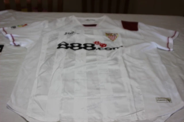 Maillot Officiel Vintage Sevilla FC Marque Joma Taille 12 Ans