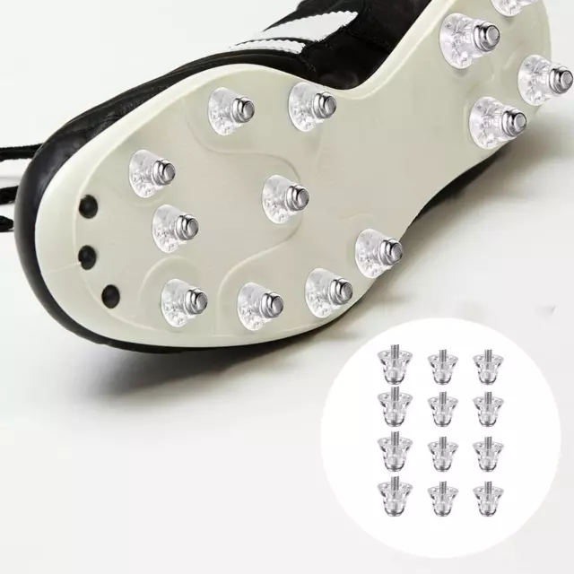 12Pcs Football Boot Spikes 5mm Screw Thread Football Cleats Studs for Athletic