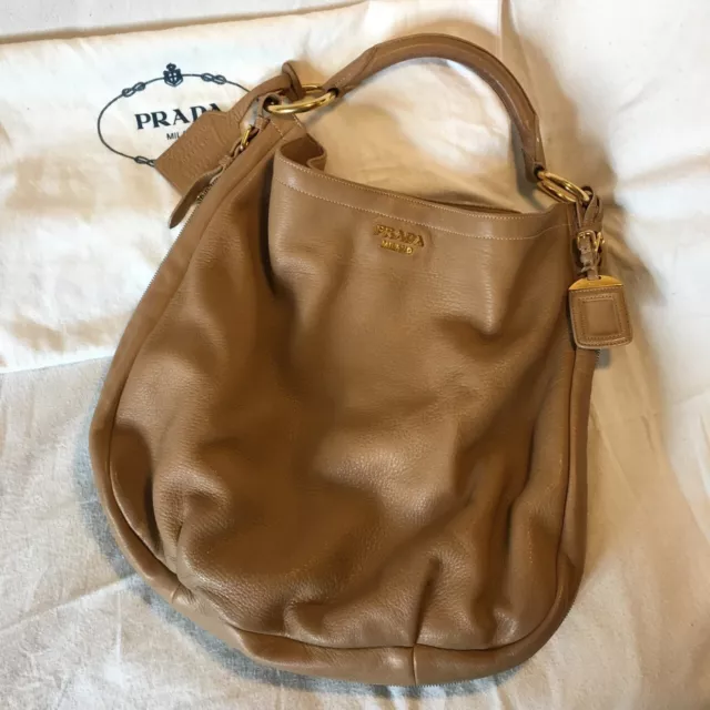 Prada deerskin bag top