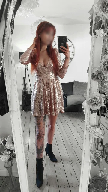 Pink boutique rose gold dress outlet