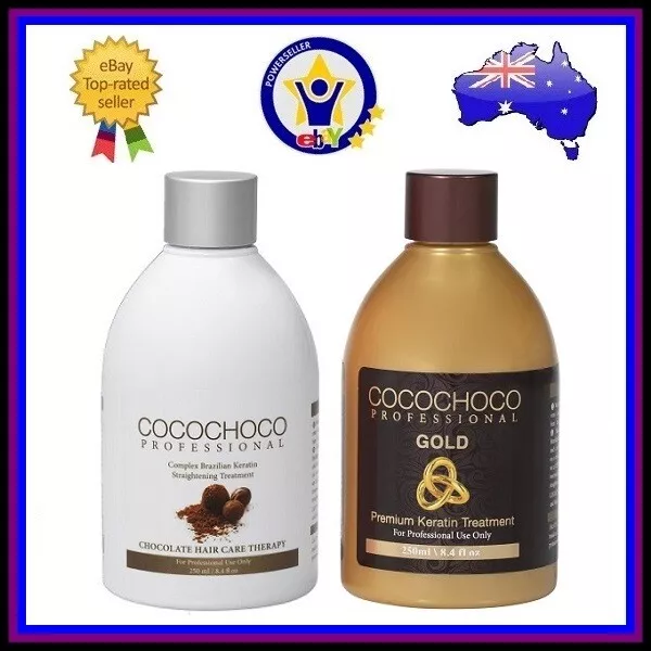 COCOCHOCO ORIGINAL + GOLD Brazilian Keratin Hair Straightening Treatment 250ml
