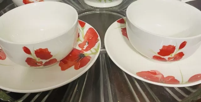 Maki-Poppies -Tea Set  Of Two 3