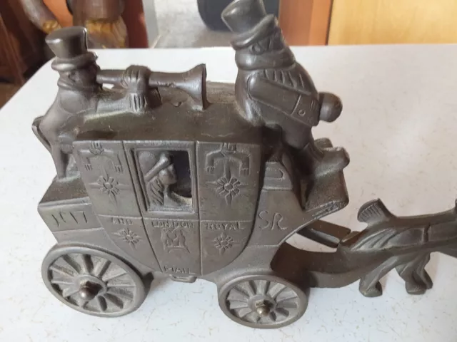 Cast Iron Doorstop "THE ROYAL MAIL CARRIAGE"