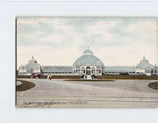 Postcard The Conservatory Botanic Garden South Park Buffalo New York USA