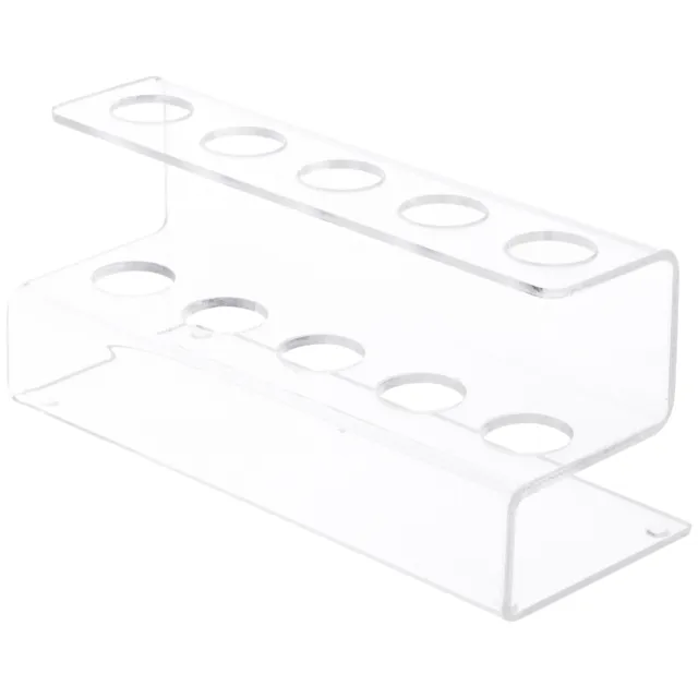 Plymor Acrylic Flatware Stand, 3.25" H x 7" W x 3" D (Holds 5 Utensils) (6 Pack)