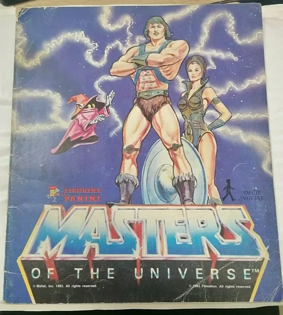 Stickers Album MASTERS OF THE UNIVERSE HE MAN PANINI Yugoslavia sp