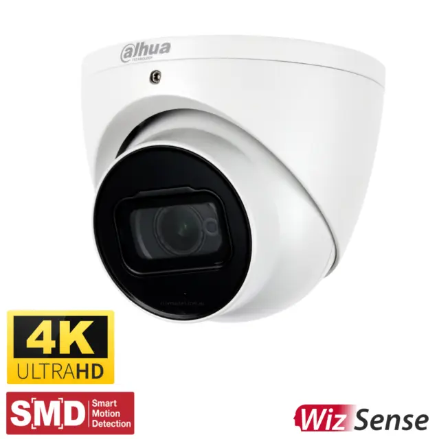 Dahua DH-IPC-HDW3866EMP-S-AUS 8MP Turret 2.8mm, WizSense, Starlight, SMD 4.0