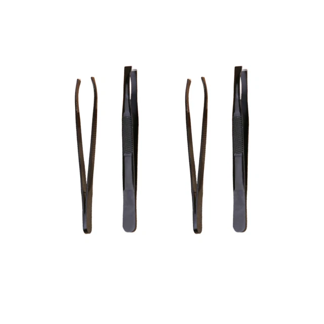 4 PCS PINZETTE Für Eingewachsene Haare Augenbrauen Styling Fase EUR 7,68 PicClick DE