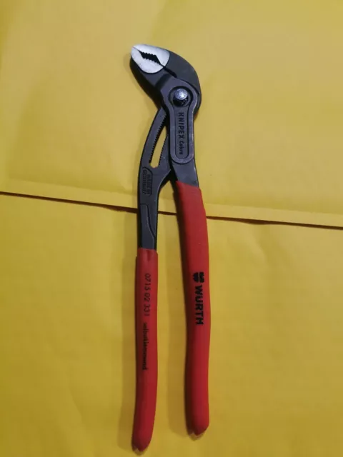 Wurth Knipex Cobra Pipe Wrench Water Pump Pliers 300mm