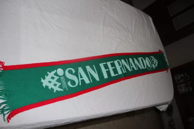 Bufanda  SERIGRAFIADA DEL CAJA SAN FERNANDO SEVILLA BALONCESTO VINTAGE SCARF