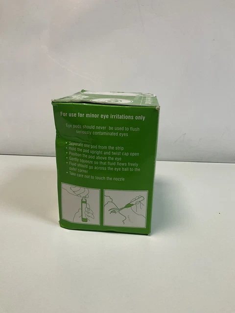 Confezione da 25 x 20 ml baccelli sterili per lavaggio occhi - irrigazione o pulizia di ferite minori 2