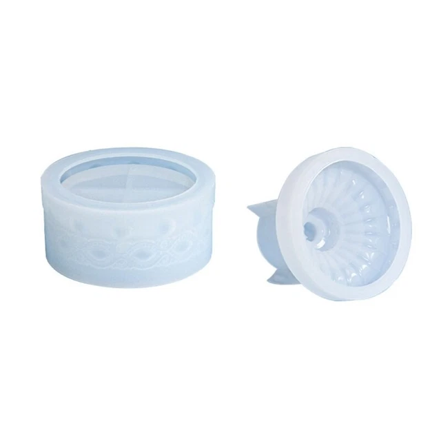 DIY Jar Bottle Storage Box Resin Silicone Mold for DIY Crafts Home Decoration