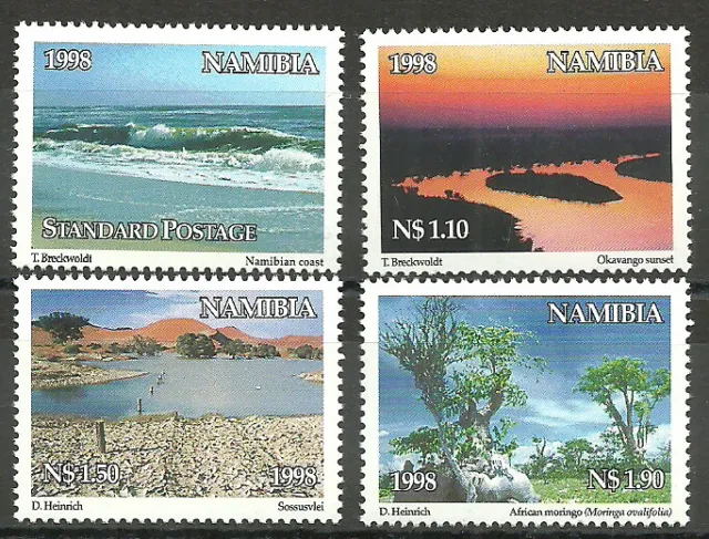 Namibia - Tag der Umwelt Landschaften Satz postfrisch 1998 Mi. 948-951 A