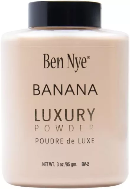 Ben Nye ,Banana Light Powder 3oz /85g Authentic New Light color