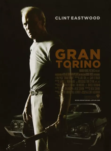 GRAN TORINO Affiche Cinema Originale ROULEE 53x40 Movie Poster Clint Eastwood