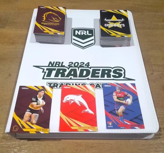 2024 NRL TRADERS - Base Common Trading Cards SINGLES (2+ for 35c each)