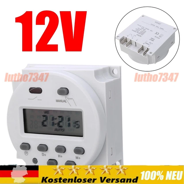 Timer Digitale Programmabile SiRyder 220V - Controllo Automatico Elettrodomestici, 16A - Foto 11