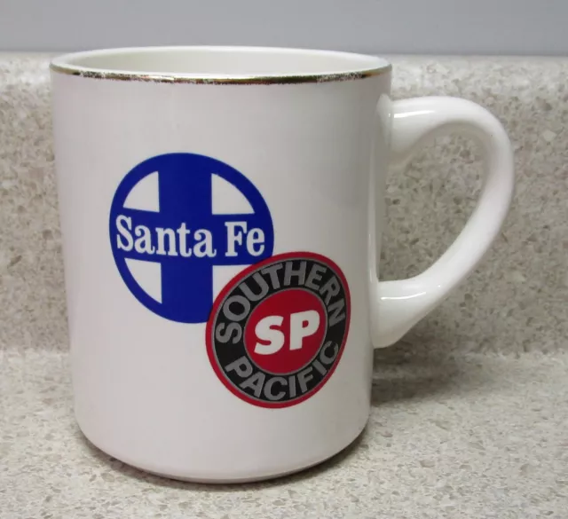 Santa Fe & Southern Pacific Railroad Coffee Mug