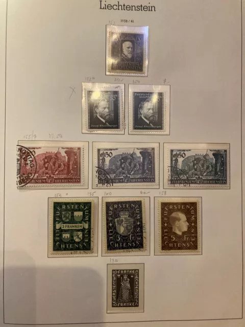 Liechtenstein Beau Lot De Timbres Anciens Neufs X Et Obl Tb Cote 227,25€