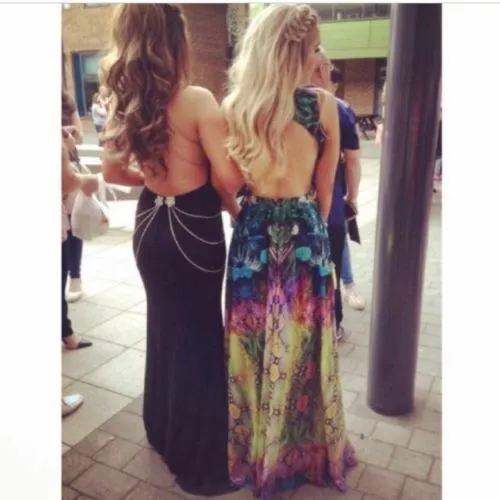FOREVER UNIQUE ARTEMIS Tropical Snake Multi Print Backless Maxi Summer Dress 12 175.00 PicClick UK