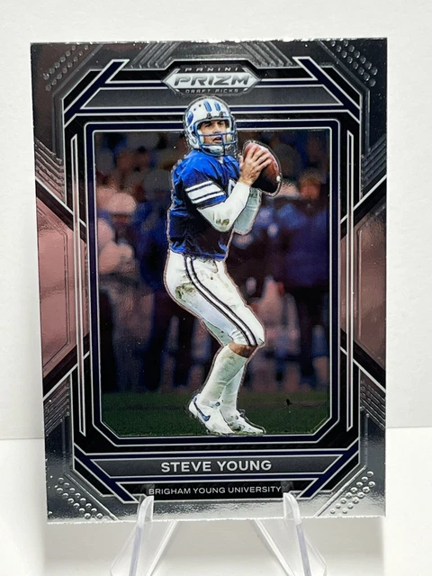 2023 Prizm Draft Picks Base #89 Steve Young - BYU Cougars San Francisco 49ers