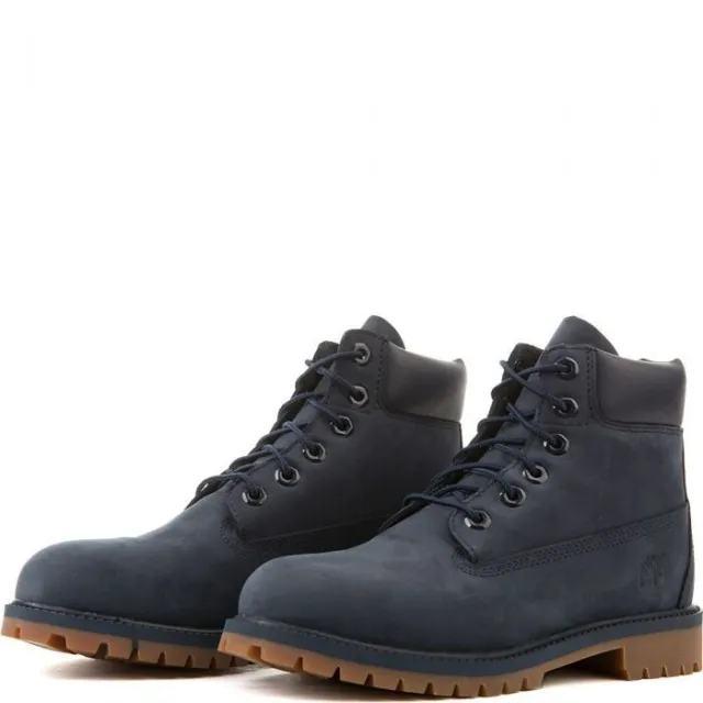 TIMBERLAND TB03793A484 MEN'S Navy Blue Leather 6 Inch Premium Boot Size ...